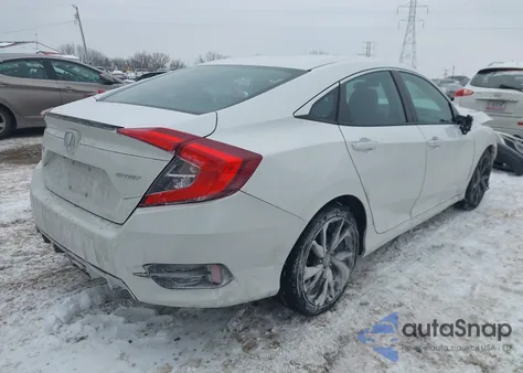 2020 Honda Civic Sport from USA, damaged, VIN 2HGFC2F80LH533963